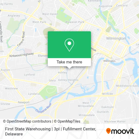First State Warehousing | 3pl | Fufillment Center map