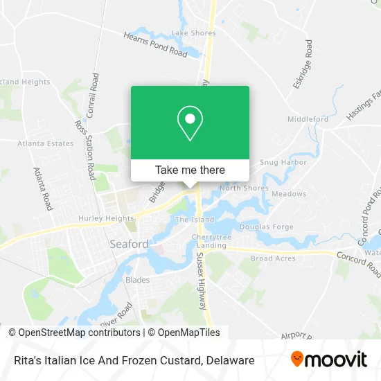 Rita's Italian Ice And Frozen Custard map