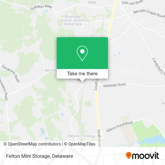 Felton Mini Storage map