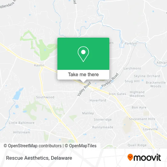 Rescue Aesthetics map