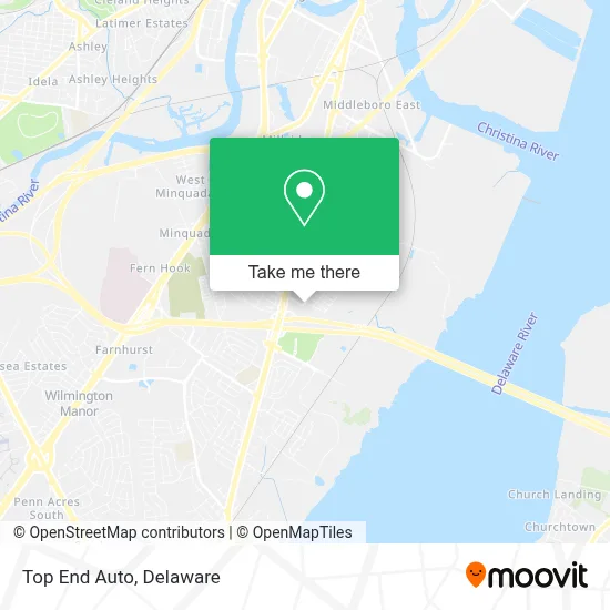Top End Auto map