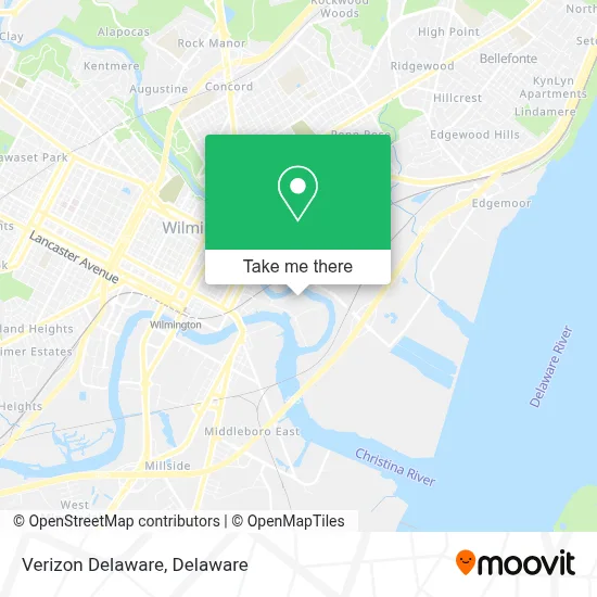 Verizon Delaware map