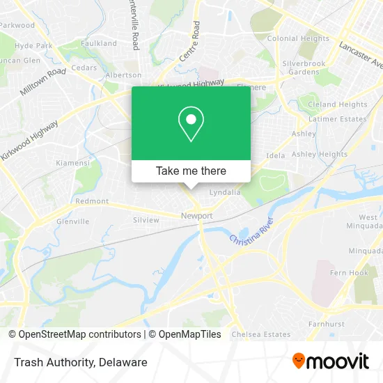 Trash Authority map