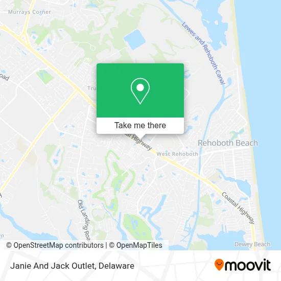 Janie And Jack Outlet map