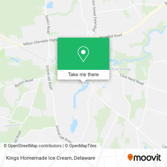 Kings Homemade Ice Cream map