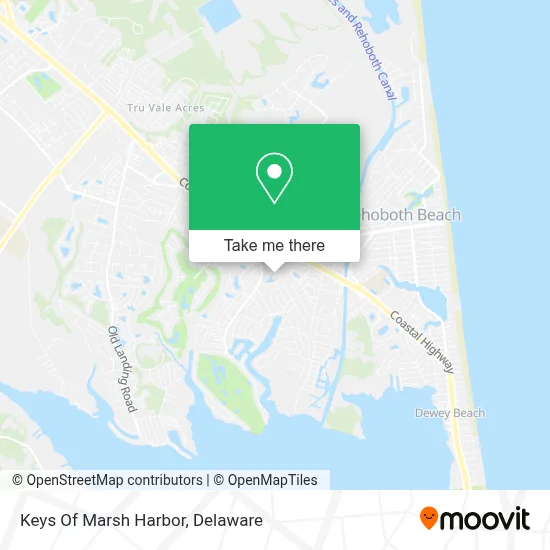 Keys Of Marsh Harbor map