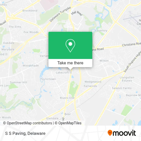 S S Paving map