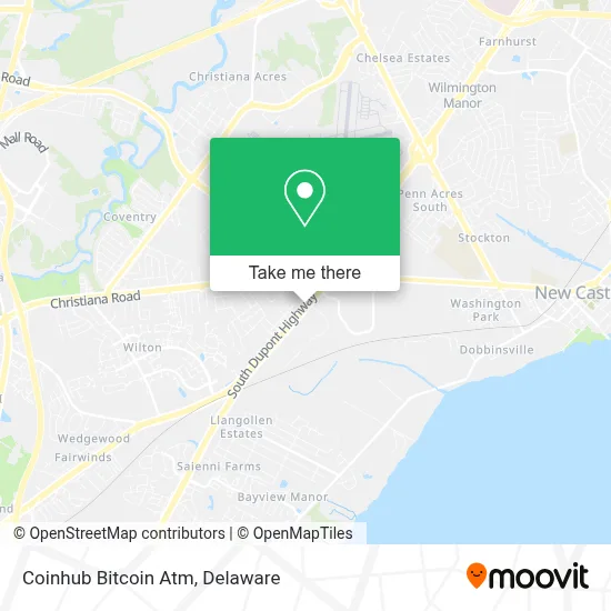 Coinhub Bitcoin Atm map