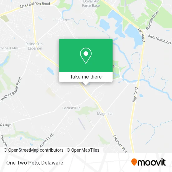 One Two Pets map