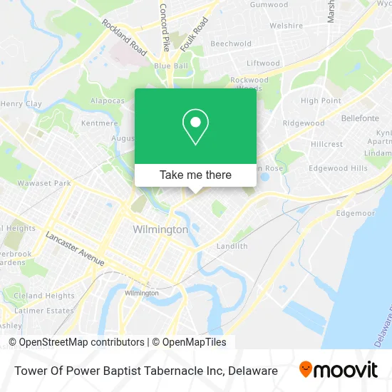 Tower Of Power Baptist Tabernacle Inc map