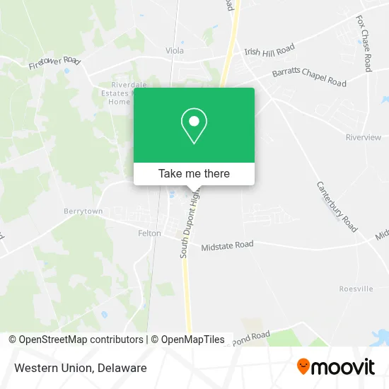 Western Union map