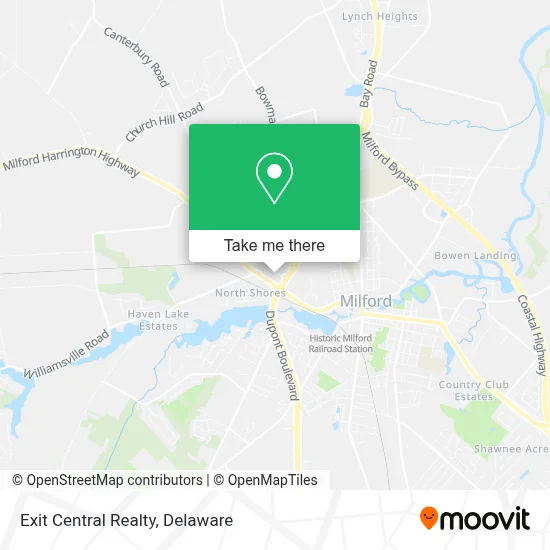 Exit Central Realty map