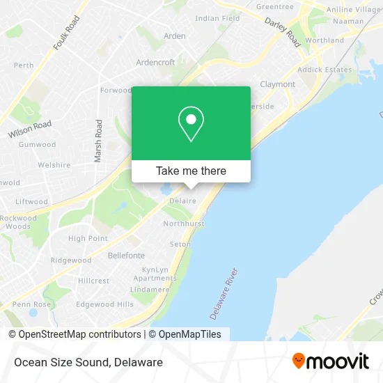Ocean Size Sound map