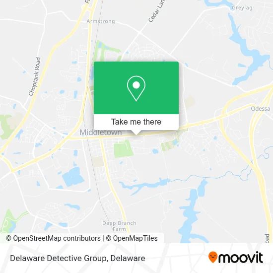 Delaware Detective Group map
