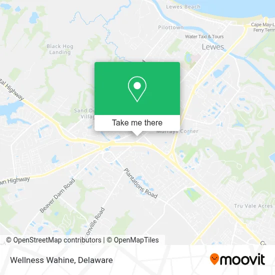 Wellness Wahine map