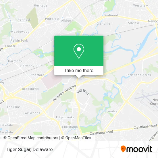 Tiger Sugar map