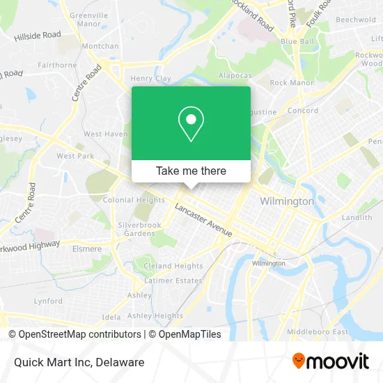 Quick Mart Inc map