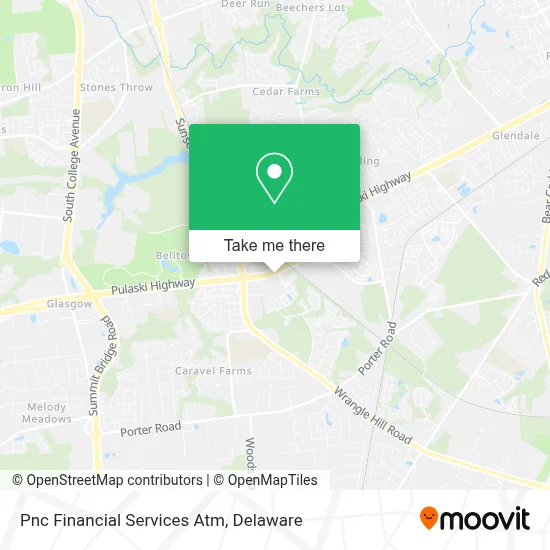 Pnc Financial Services Atm map
