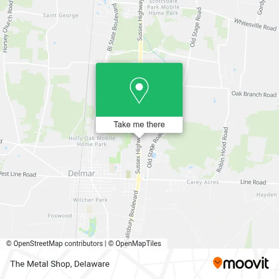 The Metal Shop map