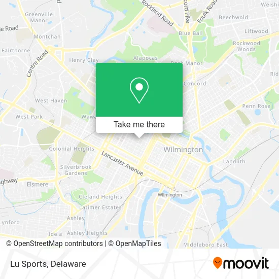Lu Sports map