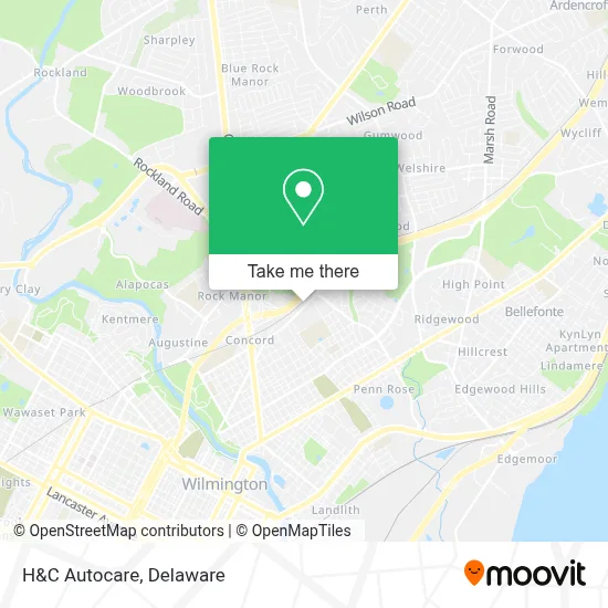 H&C Autocare map
