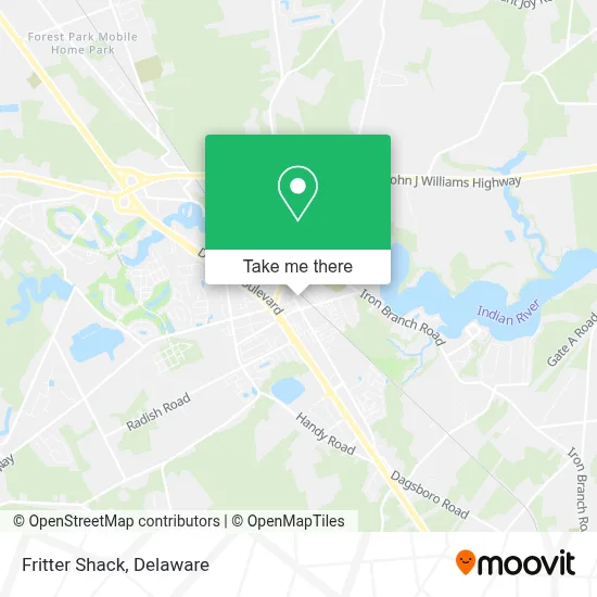 Fritter Shack map