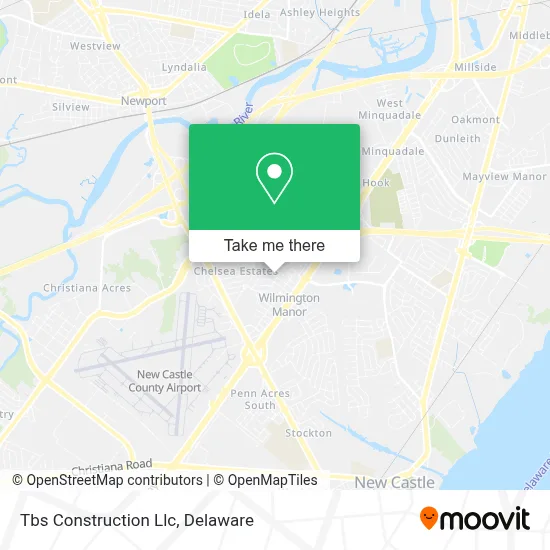 Tbs Construction Llc map
