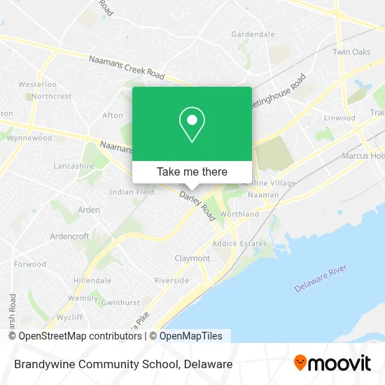 Brandywine Community School map
