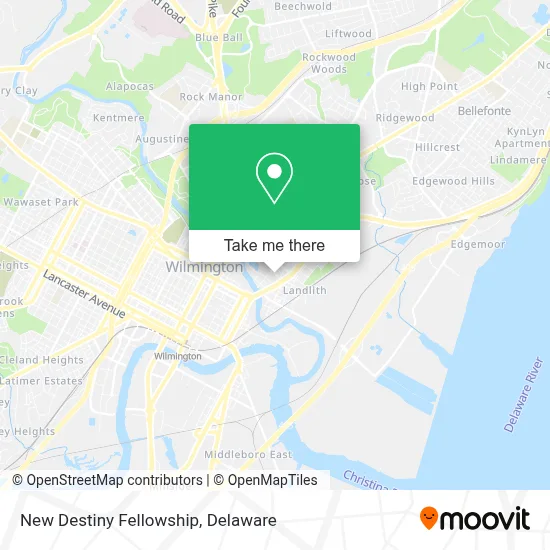 New Destiny Fellowship map