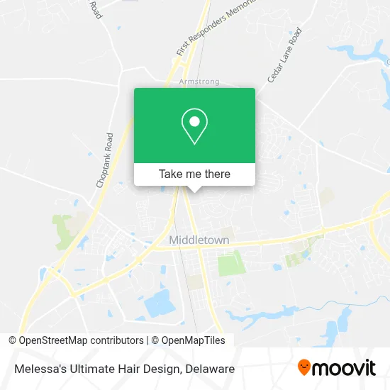 Melessa's Ultimate Hair Design map