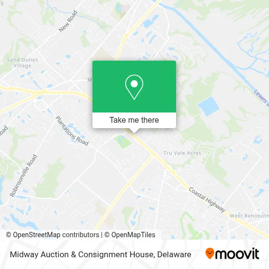 Midway Auction & Consignment House map