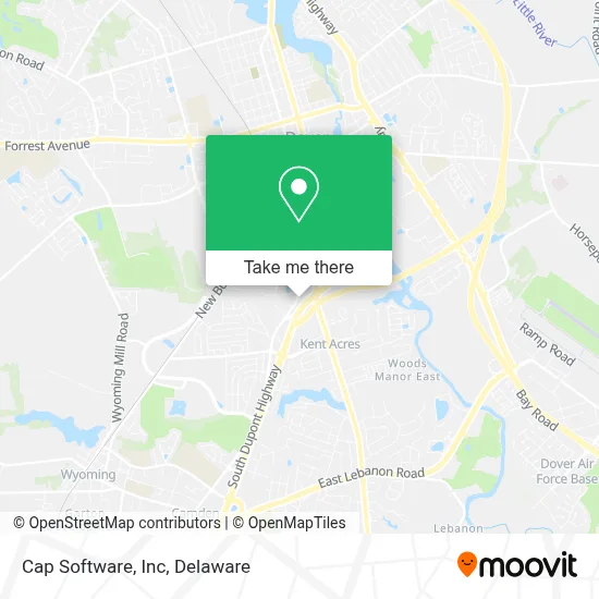 Cap Software, Inc map