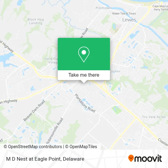 M D Nest at Eagle Point map