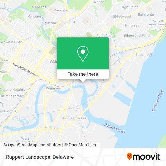 Ruppert Landscape map