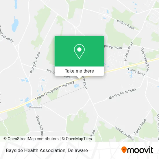 Bayside Health Association map