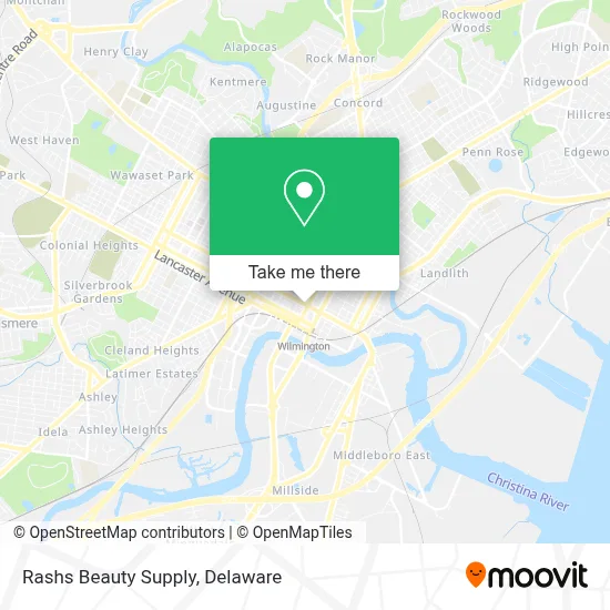 Rashs Beauty Supply map