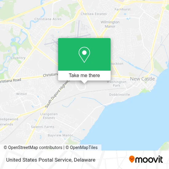 United States Postal Service map