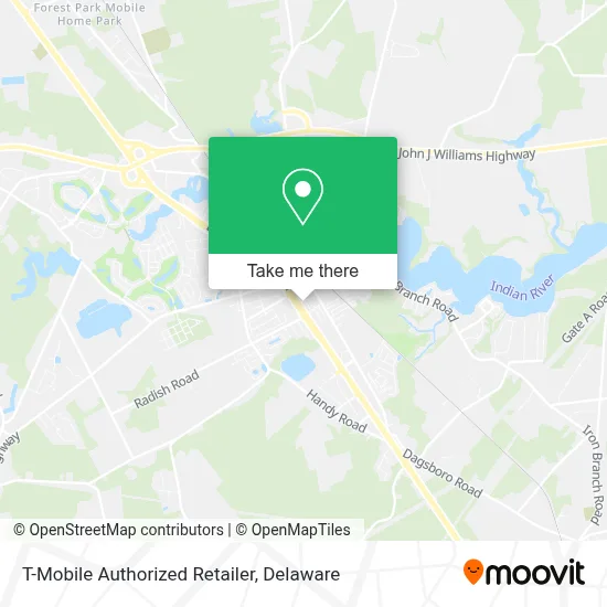 T-Mobile Authorized Retailer map