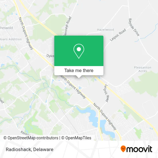 Radioshack map