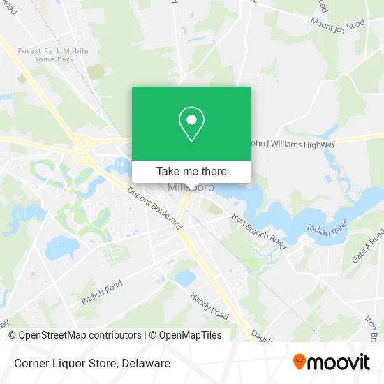 Corner Liquor Store map