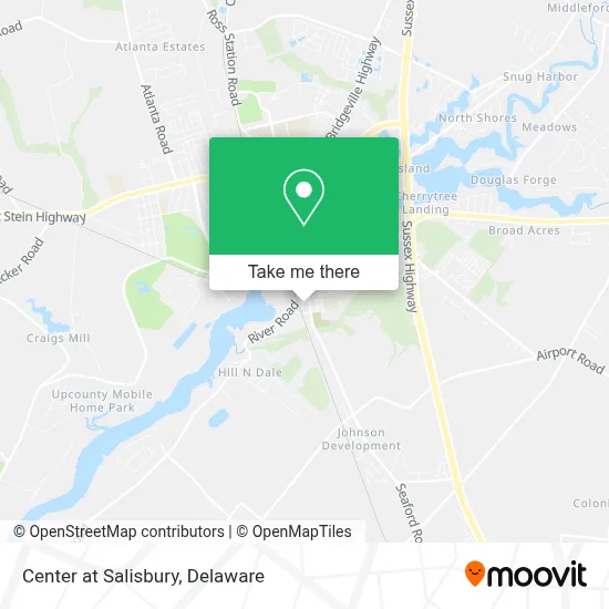 Center at Salisbury map