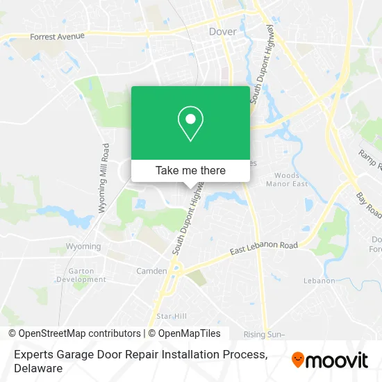 Experts Garage Door Repair Installation Process map