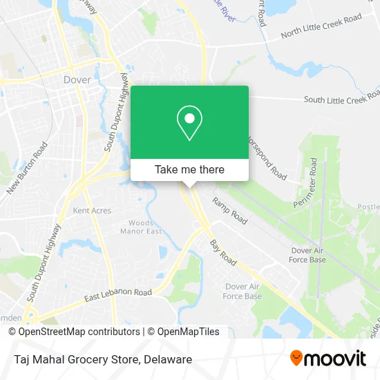 Taj Mahal Grocery Store map