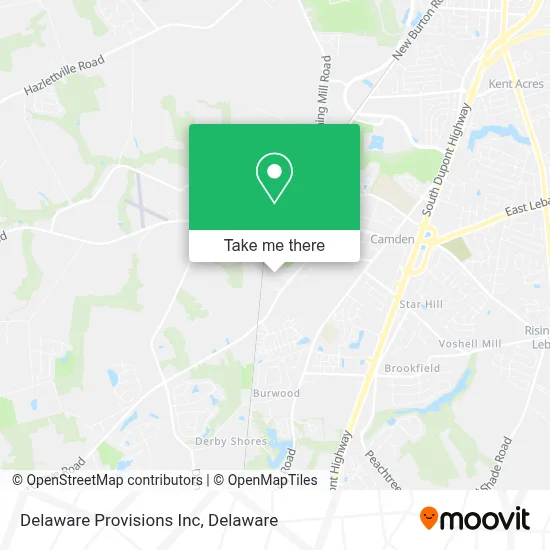 Delaware Provisions Inc map