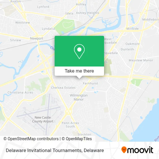 Delaware Invitational Tournaments map