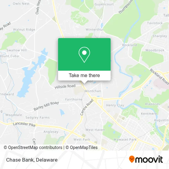 Chase Bank map