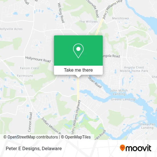 Peter E Designs map