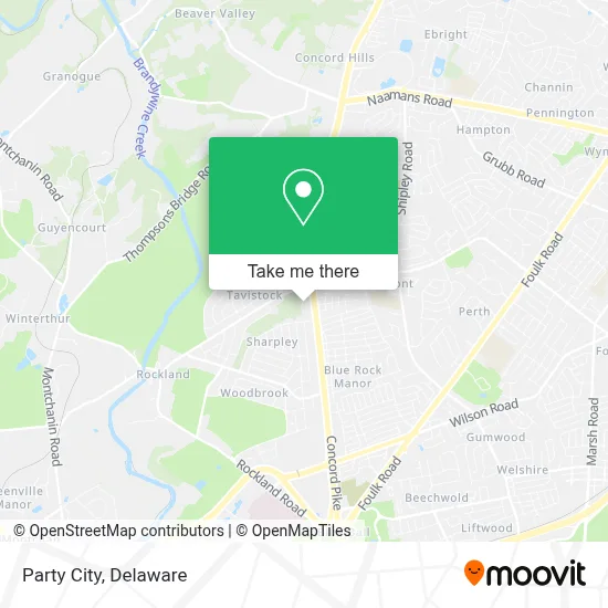 Party City map