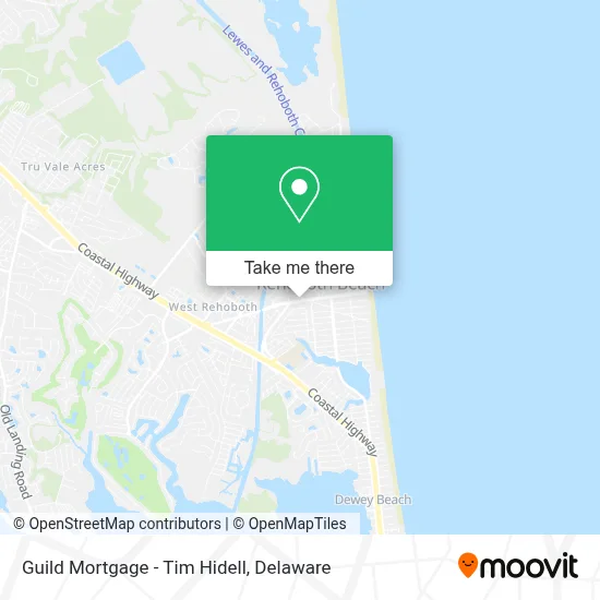 Guild Mortgage - Tim Hidell map