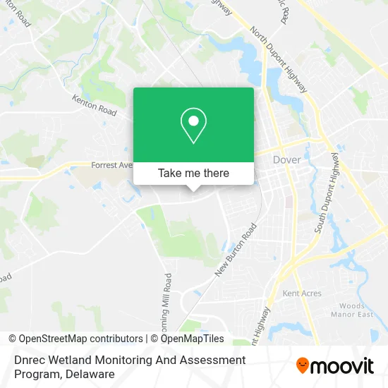 Dnrec Wetland Monitoring And Assessment Program map